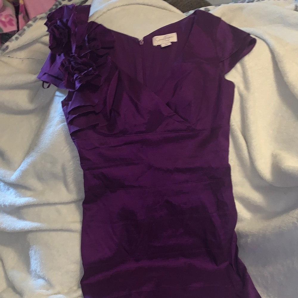 Jessica Simpson Purple Dress